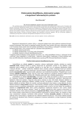 Capa do documento PDF - Identificação Eletrónica, Assinatura e Segurança de Sistemas de Informação