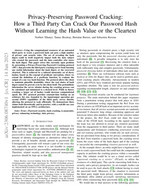 PDF নথির প্রচ্ছদ - গোপনীয়তা-সংরক্ষণকারী পাসওয়ার্ড ক্র্যাকিং: নিরাপদ হ্যাশ পুনরুদ্ধারের জন্য একটি প্রোটোকল