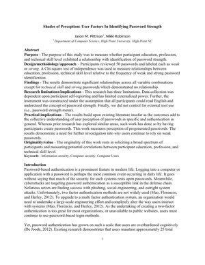 Обложка PDF-документа - Оттенки восприятия: Факторы пользователей в определении надежности паролей